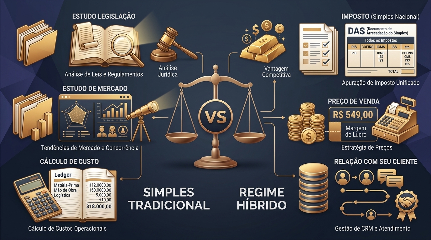 Visual Principal do Relatório: Guia do Simples Nacional e Reforma Tributária