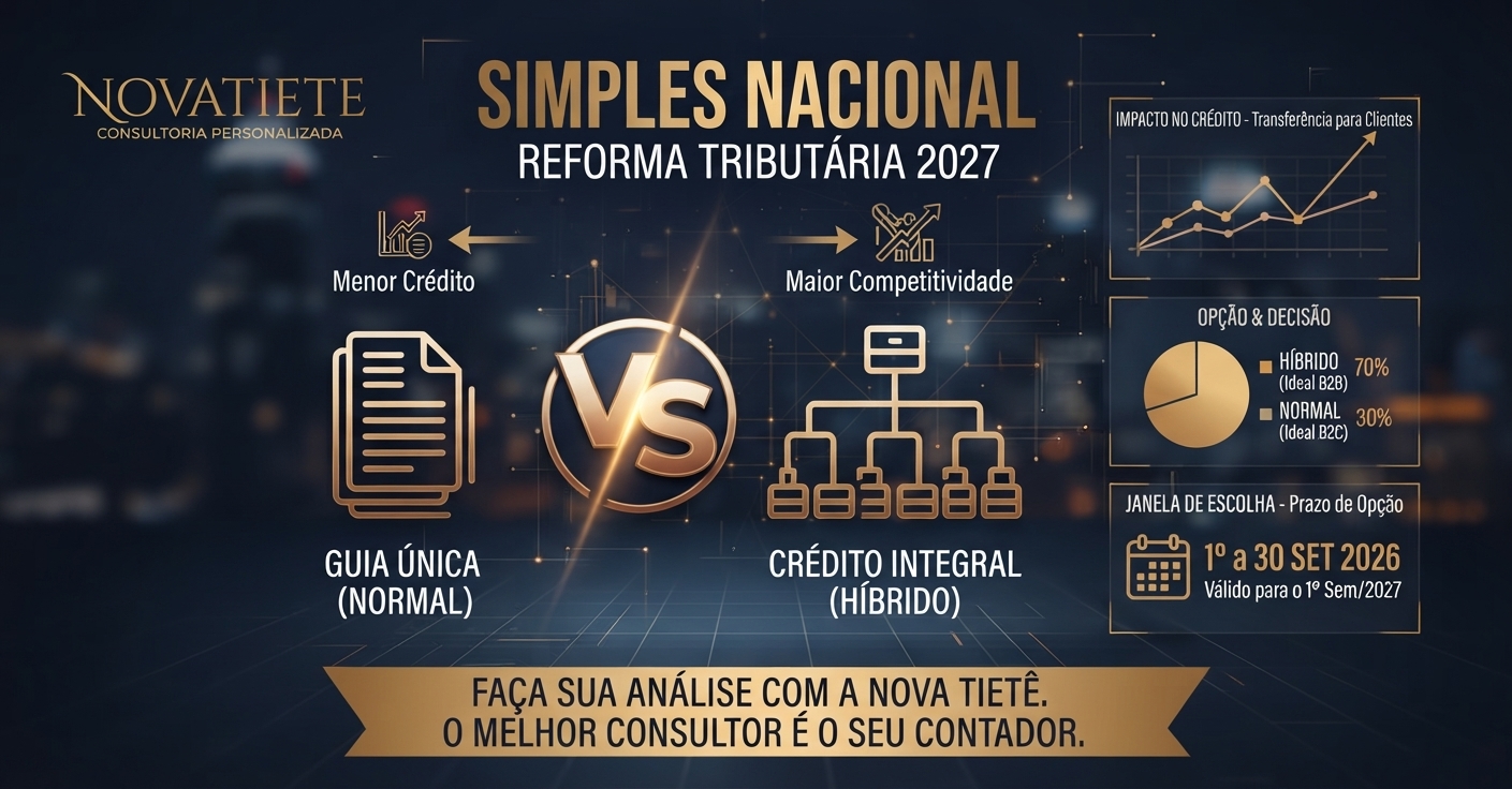Visual Principal do Relatório: Análise Tributária Lei 15.270